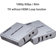 HDMI KVM Extender 4K 120M over Cat6 Extender HDMI RJ45 4K KVM HDMI USB Ethernet Extender 60M 1080P w