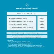 Resume/CV Template & Service (ATS Friendly)