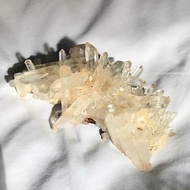 馬達加斯加 白水晶簇 水晶原礦 天然原石 黄金白水晶簇 天然原石