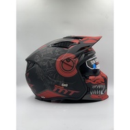 MT Street Fighter Aztec B5 Matt Red