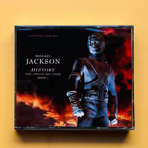 Michael Jackson HIStory: Past, Present and Future, Book I 2CD Hits Album Classic Pop Hits Powerful V