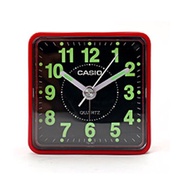 Casio TQ140 Travel Alarm Clock - Red Clock