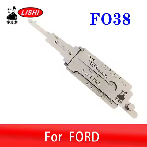 FO38 LISHI 2in1 Car Locksmith Tool for Ford Door Open Decoder Lock Pick Tool Automotive Security Pro