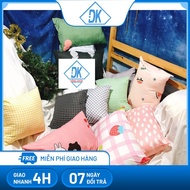 Gối ngủ văn phòng êm ái gọn nhẹ size 35x50 có kèm vỏ gối. Có thể dùng làm gối tựa lưng thư giản - Đă
