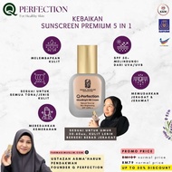 Original Asmak Harun Q Perfection Glowbright BB Cream SPF 50 Natural Tone Up Skin Brightening