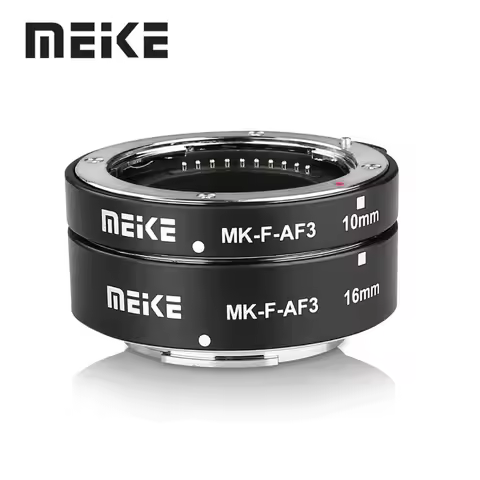 Meike Metal Auto Focus Macro Extension Tube Ring for Sony E-Mount /for Fuji X-Mount /for M4/3 Mount 