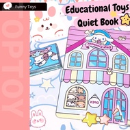 Quiet Book DIY Waffle Ice Cream Truck Creative Stress Relief Toys DIY Handmade Toys Mini Paper Busy 