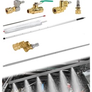 Gekufa 39'' Car Radiator Cleaning Wand, 25° Fan Nozzle Radiator Genie Water Air Cleaning Wands(2000P