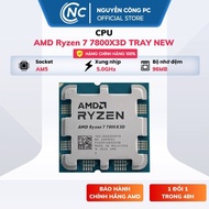 AMD Ryzen7 7800x3D / 9800x3D TRAY CPU - Genuine - NEW (4,2Ghz - Boost 5,0GHz - 8 cores 16 threads) -