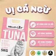 (5kg) Hello Cat Tuna hạt cho mèo mọi lứa tuổi nhập khẩu Thái Lan
