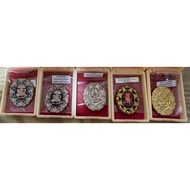 Thai Lanna Amulet Hand Written Yantra 5 sets of Phra Jatukam Ramathep Rian Patiharn Nurduang faith L