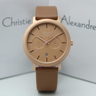 Alexandre Christie AC6526 Original Cream Alexandre Christie Men Clock AC6526