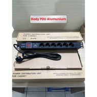 PDU 6 HOLES 16A + LIGHTNING PROTECTION / PDU 6 OUTLET 16A + Surge Protector