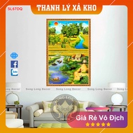 Wallpaper Village Of Hometown Vietnam - SL67DQ-Tranh 3d Country - Song Long Decor