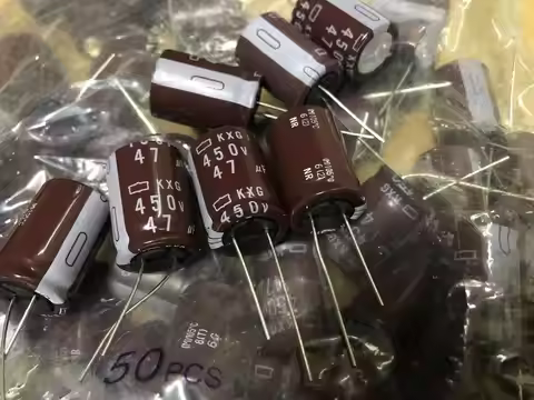 2024 NEW 10PCS 450V 47uF NIPPON CHEMI-CON 450V47UF 18x25mm KXG Capacitor NCC 47uF 450V High Frequenc