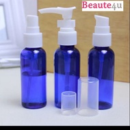 100ml Blue Spray PET Bottle Liquid Sprayer  Dispenser Cosmetic  Fine Mist Atomizer.