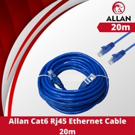 Allan Cat6 Lan Cable 10M/15M/20M/30M/40M/50M/ Cat6E UTP Lan Cable Patch Cord Cable with RJ45 CAT6E