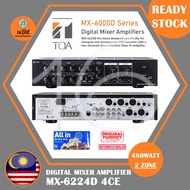 TOA MX-6224D 480W Mixer Power Amplifier with 2 Zone Selector (MX6224D)