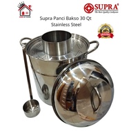 Supra Stainless Steel Meatball Pan 30 Qt Meatball Tong Pot 28.4 Liter High Pot