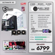 # PCU # ULTIMATE PC SET PACKAGE / 5 Years Warranty / AMD RYZEN 5 5500 5600 7500F 7600X / RTX 3050 30