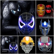 {MO3}LED Super Hero Mask America &amp; Iron Man Avengers Batman Spiderman Hulk Charm