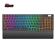 แมคคานิคอลคีย์บอร์ด ไร้สาย Royal Kludge RK96 Wrist Rest / RGB / hotswap / Knob / USB HUB / 3 mode Wi
