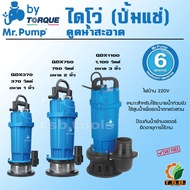 ปั๊มแช่ (ไดโว่) ดูดน้ำ 1 นิ้ว 370 วัตต์ , 2 นิ้ว 750 วัตต์ , 3 นิ้ว 1,500 วัตต์ MR.PUMP รุ่น QDX370 