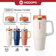 MODOFO 32oz Bounce Tumbler with Straw Thermos Bottle modofo tumbler Aesthetic Tumbler Cold Resistant