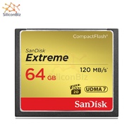 SanDisk Extreme CF Card SDHC 3264128 GB อ่าน 120MB/s เขียน 85MB/s (SDCFXSB_032G_G46 SDCFXSB_064G_G46