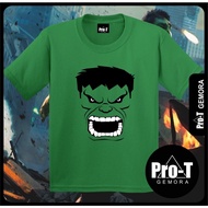 The Incredible Hulk Superheroes Hulk Face Tshirt Family Tee/Couple T-shirt