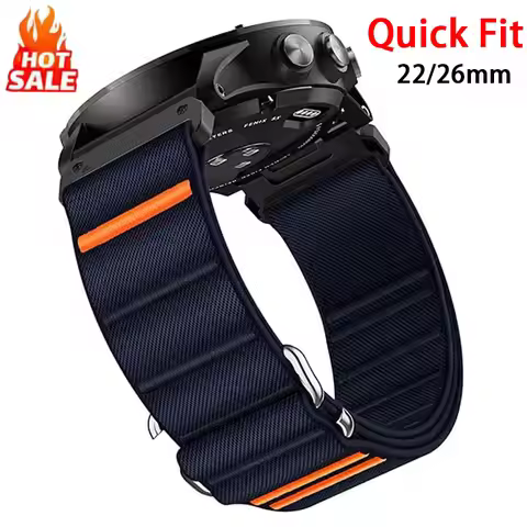 Quick Fit 26mm 22mm Strap For Garmin Garmin Fenix E 8 7X 7 6 6X/Epix Pro Gen 2 51mm 47mm Descent Mk3