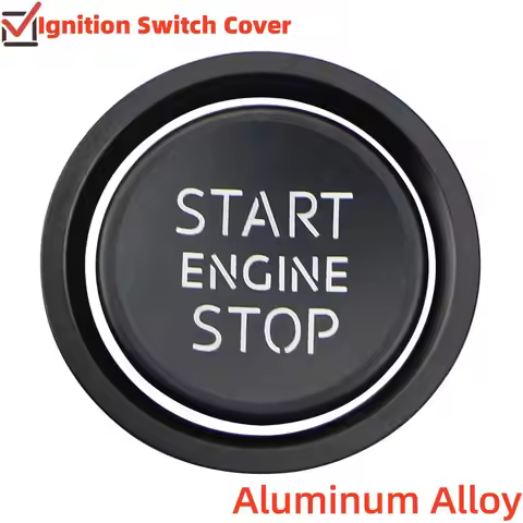 2Pcs Car Engine Start Stop Button Cover for Audi A4 A5 B9 B8 BT A6L A7 C7 4GB Q5 8R Ignition Ring De