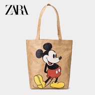 Zara Branded Original Tote Bag Mickey Girls Woman Bag Import Jakarta