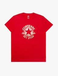 Converse Chuck Patch Metallic Women's Tee - Converse Red