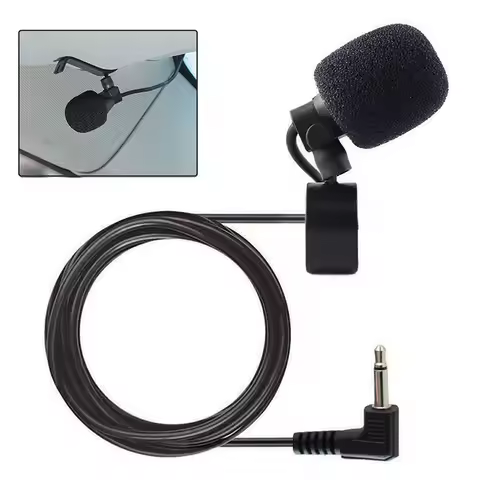 For Pioneer Stereo Radio Receiver CD-VM1 4.5V External Microphone 2.5mm Connector Plug Directional F