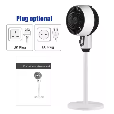 standing fan Oscillating Fan 3 Speed Quiet Pedestal Floor Standing Fan for Home Bedroom Living Room 