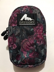 (絕版)舊紫花 Gregory Pouch bag 舊logo phone pouch  袋 腰包 三用袋