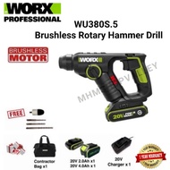 WORX WU380s.5 20V WORX BRUSHLESS ROTARY HAMMER DRILL