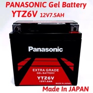 YTZ6V BATTERY PANASONIC JAPAN RS150 / VARIO / NVX V2 (Original size Yuasa )