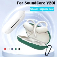 For Soundcore V20i Silicone Earphone Protective Case For Anker SoundCore V20i Wireless Headphone Cas