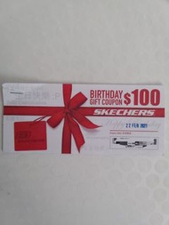 Skechers Birthday Gift Coupon $100x3張