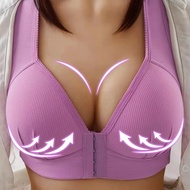 Size 34-42 B/Ｃ/D CUP Women Plus Size Push Up Bra Full Coverage Wireless Gather Bra Underwear
