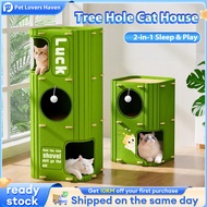 Large Cat House Cat Scratcher Board Cat Bed Cat Tent Rumah Kucing Kotak Kucing For Multiple Cats 猫屋