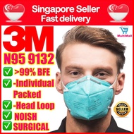 (SG SELLER) 3M N95 9132 Mask -30 Pieces Individually Pack BFE 99%|N95 Mask|N95| Mask|Surgical Mask|Healthcare Respirator
