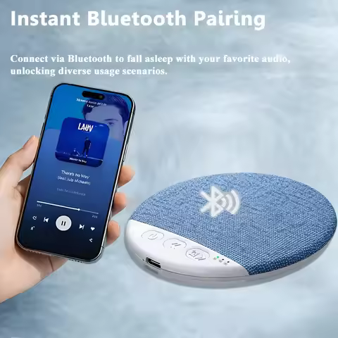 Wireless Pillow Speaker Sleep Aid 360° Surround Sound Bluetooth 5.4 HiFi Stereo Sound Private Audio 