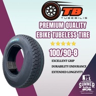 Summer Ebike Tubeless tire  100/90-8, 100/90-10 High Quality Tubeless Tire
