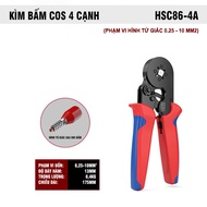 Kìm bấm cos vuông HSC8 6-4A tự điều chỉnh bấm đủ loại cos ống tròn cos pin