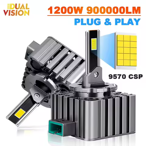 D1S D3S Led Headlight HID D2S D4S D8S D2R D4R Bulbs 1200W 900000LM Xenon Two-sided CSP Chip Turbo Au