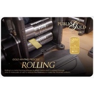 Public Gold ROLLING//1 GRAM// SMALL BAR//AU999.9//NEWLY LAUNCHED//FREE GIFT