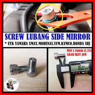 Side Mirror Screw M10 M8 Allen Key Screw Crossbar Skru Handlebar SYM XMAX MODENAS ELEGAN 250 KYMCO